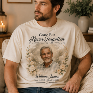 Comfort Colors® Custom Memorial Photo Shirt, Personalized In Loving Memory T-Shirt,  Remembrance Tee