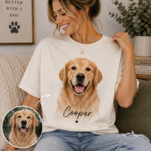 custom pet shirt product image for designing your own text, photo, or artwork on a custom sweatshirt.