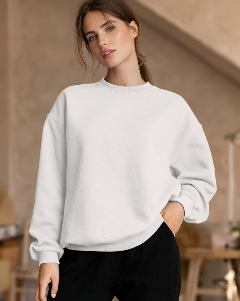 Design your own custom sweatshirt with personalized photo, text, and color options.